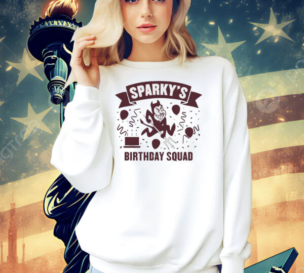 Arizona State Sun Devils Sparky’s birthday squad Shirt