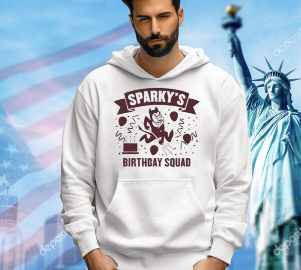 Arizona State Sun Devils Sparky’s birthday squad Shirt