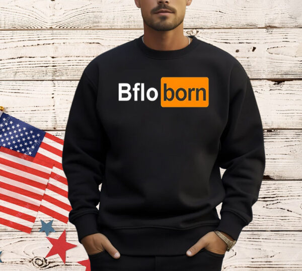 Bflo born logo parody T-Shirt