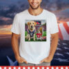 Dog and squirrel Ole Miss Football T-Shirt