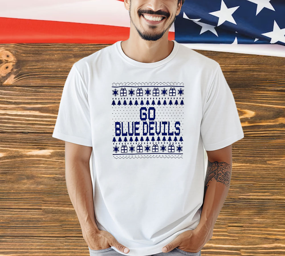 Go Blue Devils Christmas Shirt