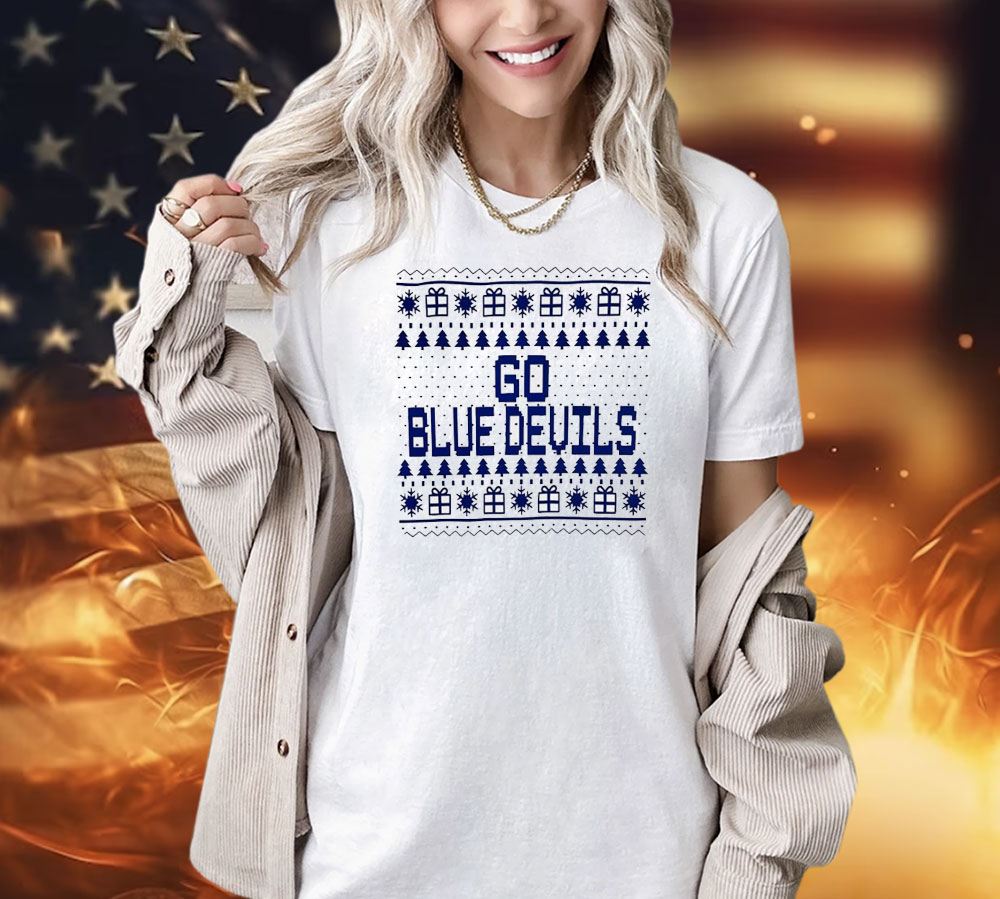 Go Blue Devils Christmas Shirt