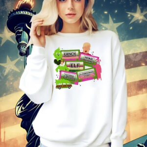 Grinch Home Alone Elf Christmas Shirt