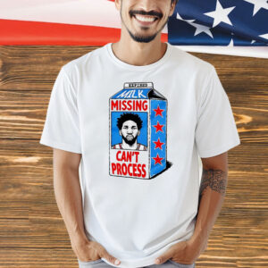 Joel Embiid Philadelphia 76ers Philly milk missing can’t process Shirt