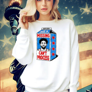 Joel Embiid Philadelphia 76ers Philly milk missing can’t process Shirt