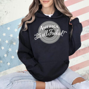 Joshua Malina wearing America It’s all fucked Shirt