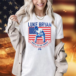 Luke Bryan here’s to the farmer farm Shirt