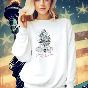 Merry Christmas tree vintage Shirt