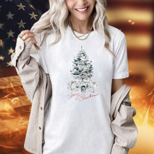 Merry Christmas tree vintage Shirt