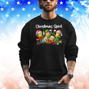 Minion Christmas spirit wine T-Shirt