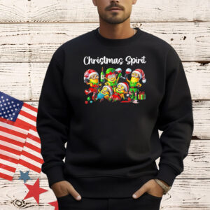 Minion Christmas spirit wine T-Shirt