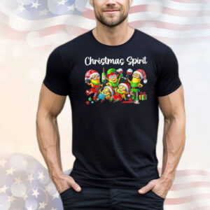 Minion Christmas spirit wine T-Shirt