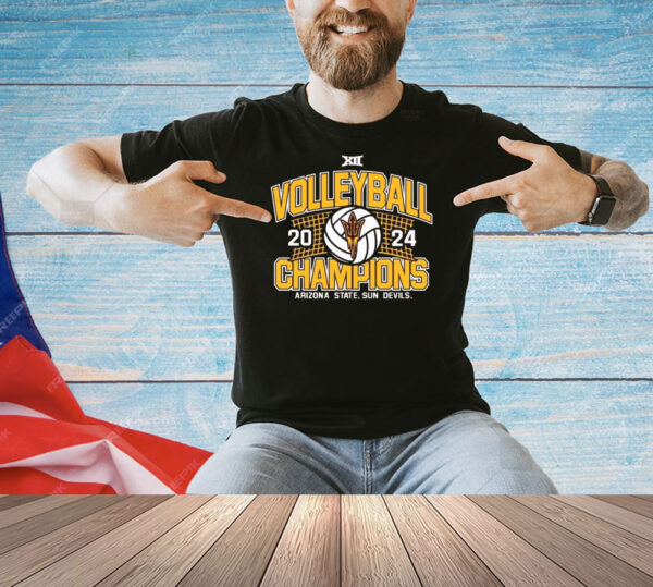 Official Arizona State Sun Devils 2024 Big 12 Volleyball Regular Season Champions Shirt