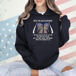Patriotic Boots with the USA so divided Shirt