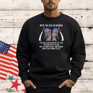 Patriotic Boots with the USA so divided Shirt