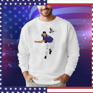 Randy Johnson hits the bird Shirt