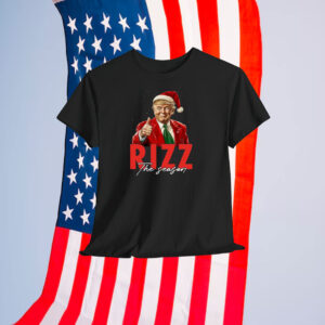 Rizz The Season Trump Christmas Pajamas Long Sleeve Shirt