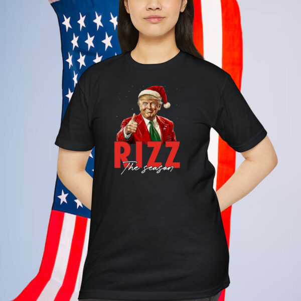 Rizz The Season Trump Christmas Pajamas Long Sleeve Shirt