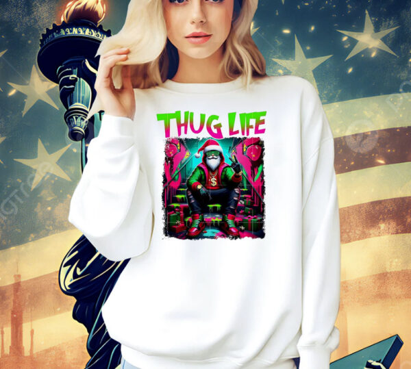 Thug Life Santa Christmas Shirt