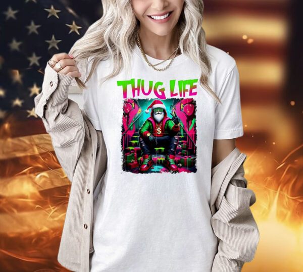 Thug Life Santa Christmas Shirt