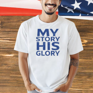 Tony Dungy wearing my story his glory Shirt