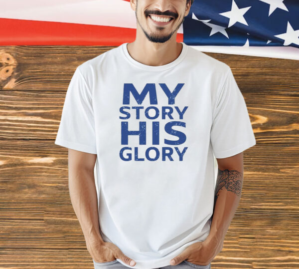 Tony Dungy wearing my story his glory Shirt