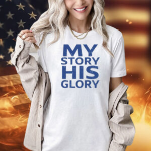 Tony Dungy wearing my story his glory Shirt