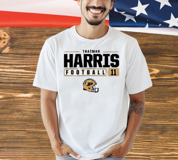 Tra’Mar Harris Purdue Boilermakers football NIL stacked box Shirt