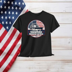 Trump's Snowflake Removal Service Funny Trump 2025 USA Flag Premium T-Shirt