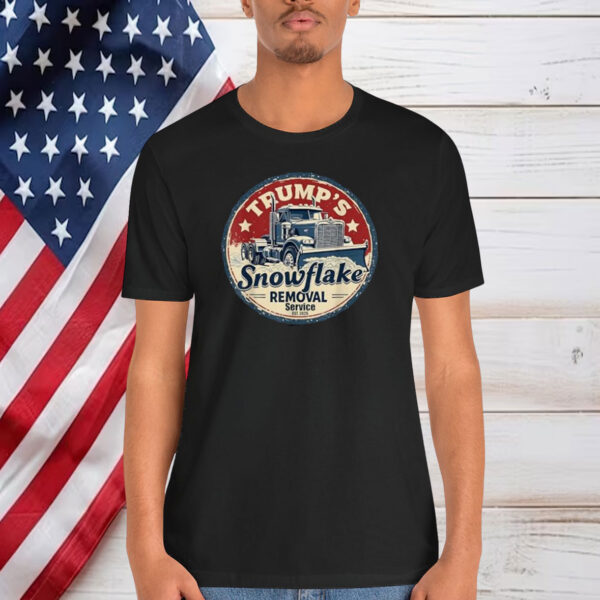 Trump's Snowflake Removal Service Funny Trump President 2025 Shirt