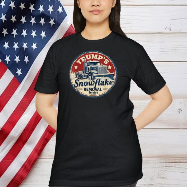 Trump's Snowflake Removal Service Funny Trump President 2025 Shirt