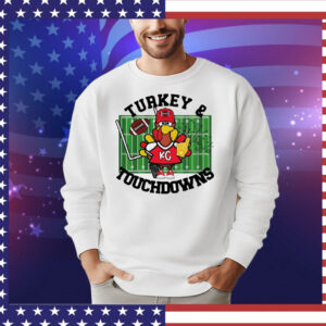 Turkey and touchdowns Kansas City Chiefs T-Shirt