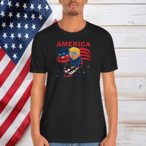 USA Apres Ski Make Skiing Great Again Donald Trump Shirt