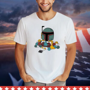 A knitting Boba Fett T-Shirt