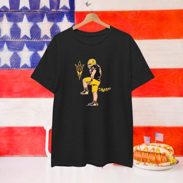 Arizona State Sun Devils Cam Skattebo Superstar Pose T-Shirt