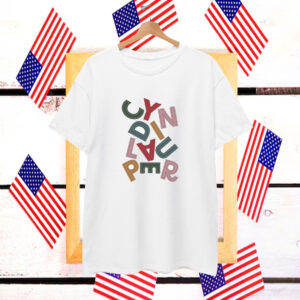 Cyndi Lauper Jumbled Name T-Shirt