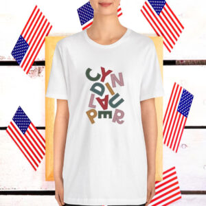 Cyndi Lauper Jumbled Name T-Shirt