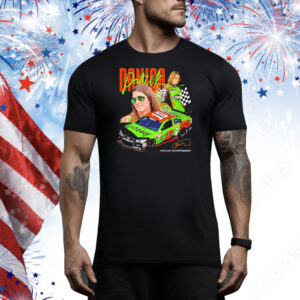 Danica Patrick GoDaddy #10 IndyCar Championship retro Tee Shirt