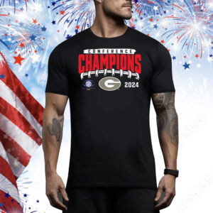 Georgia Bulldogs 2024 SEC Football Conference Champions Tee Shirt