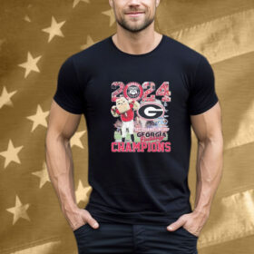 Georgia Bulldogs Sec Championship Mascot 2024 Tee Shirt
