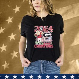 Georgia Bulldogs Sec Championship Mascot 2024 Tee Shirt