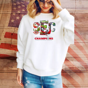 Georgia Bulldogs Southeastern Conference Champions 2024 Tee Shirt