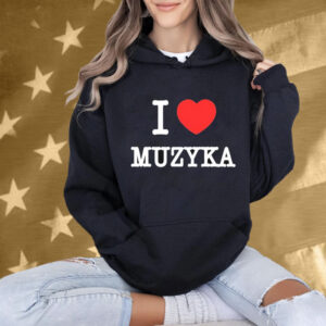 I Love Muzyka Tee Shirt