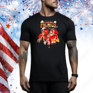 Isaiah Pacheco Lil Pak 10 Retro Kansas City Chiefs Jersey Tee Shirt