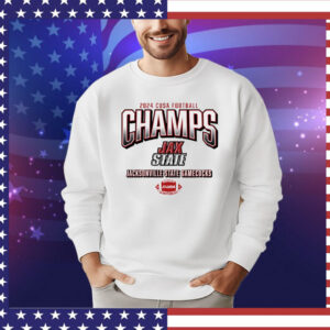 Jacksonville State Gamecocks 2024 C-USA Football Conference Champions T-Shirt