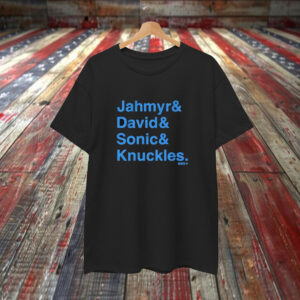 Jahymr Gibbs & David Montgomery Sonic & Knuckles Ampersand T-Shirt