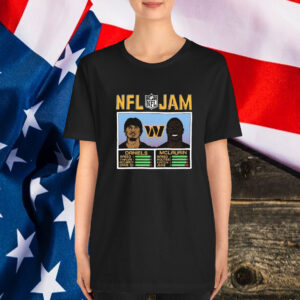 Jayden Daniels And Terry McLaurin Washington Commanders Burgundy NFL Jam T-Shirt