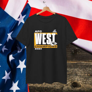 Kansas City Chiefs 2024 AFC West Division Champions Conquer T-Shirt