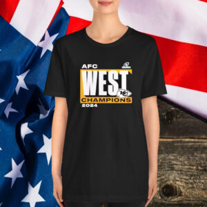 Kansas City Chiefs 2024 AFC West Division Champions Conquer T-Shirt