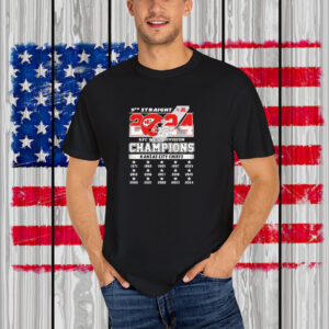 Kansas City Chiefs 9TH Straight 2024 AFC West Division Champions T-Shirt
